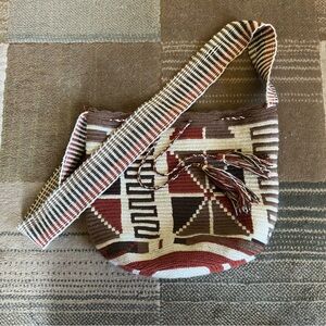 Handcrafted Multicolor Woven Shoulder Bag